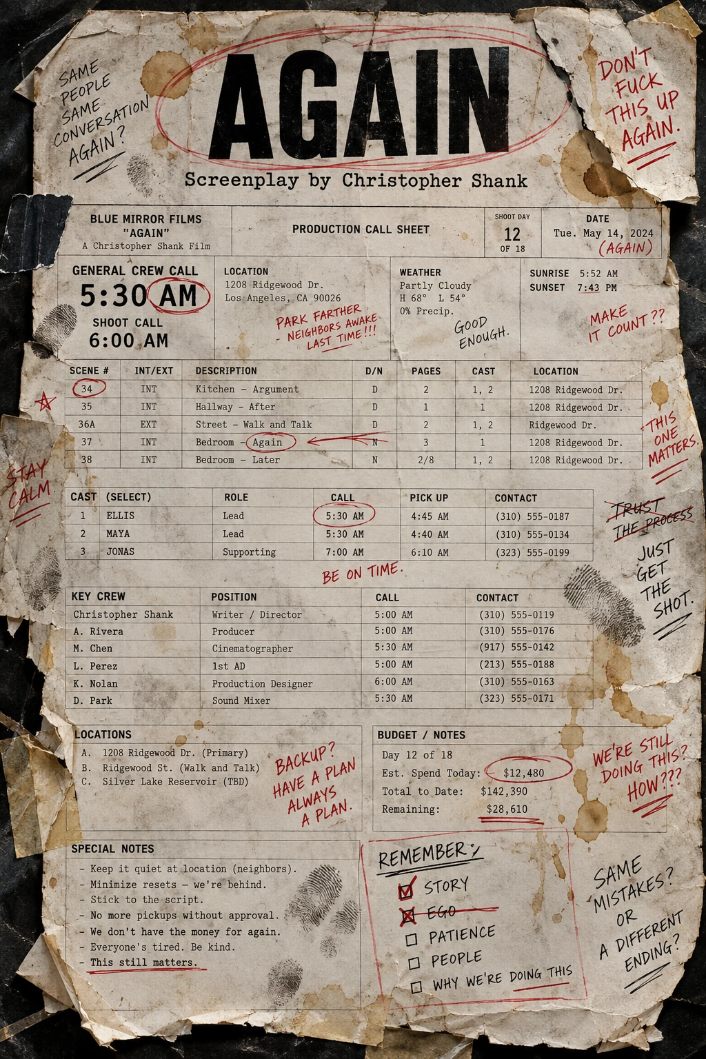 Poster for AGAIN
