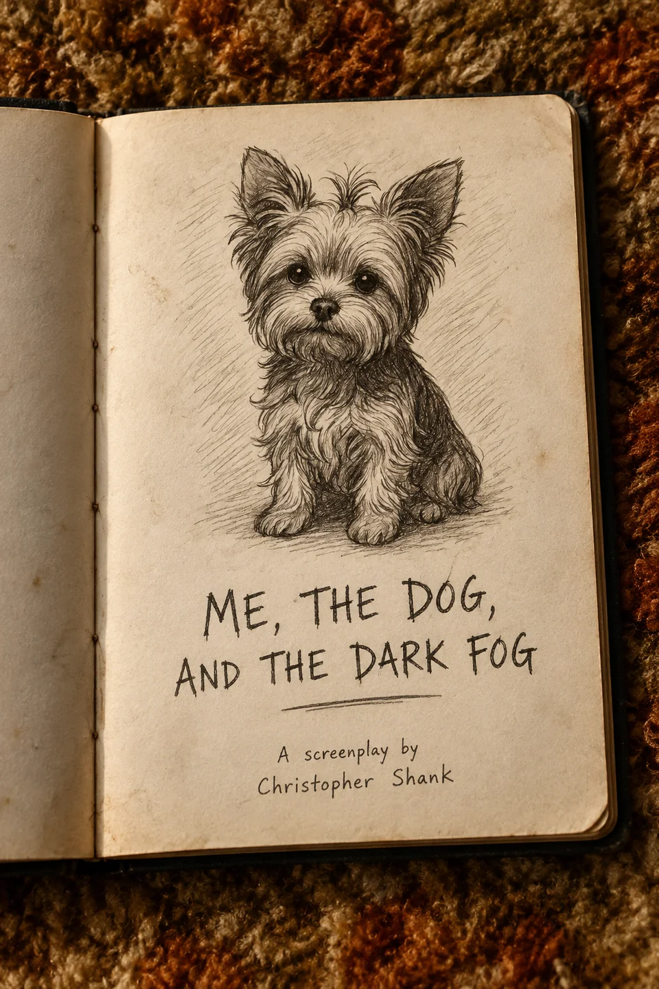 Poster for ME, THE DOG, AND THE DARK FOG
